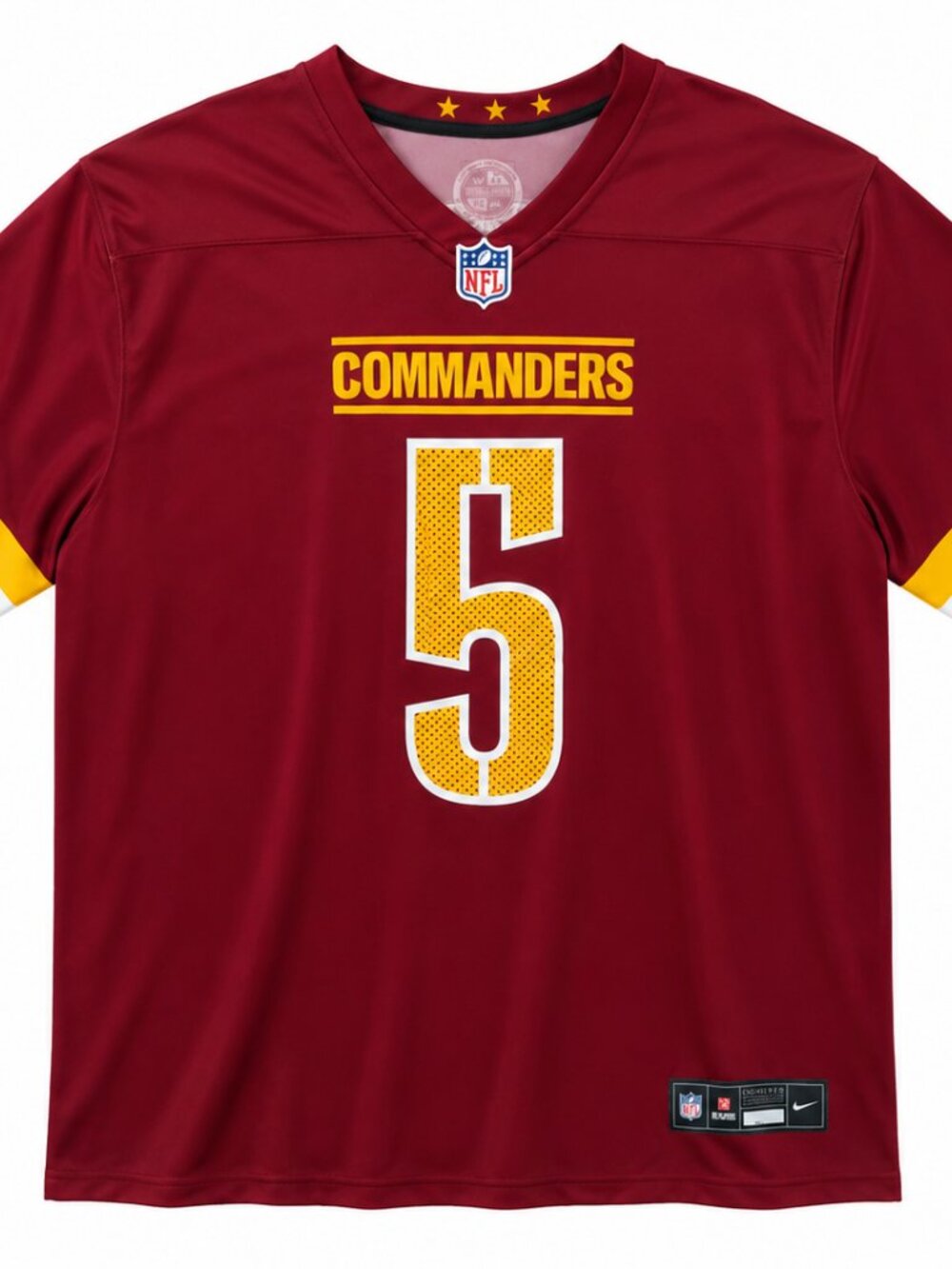 Washington Commanders Jayden Daniels #5 Nike NFL Jersey Men’s XXL Burgundy